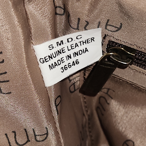 Anuschka by Anna, Multicolor Hand Painted Floral Leather Shoulder Bag - Picture 9 of 16